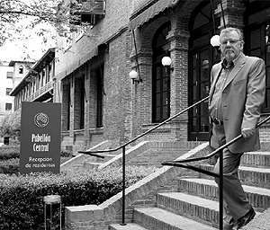 �scar Hahn en la Residencia de Estudiantes, septiembre de 2009